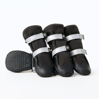 Dog Rainboots, Waterproof Dog Shoes - Black